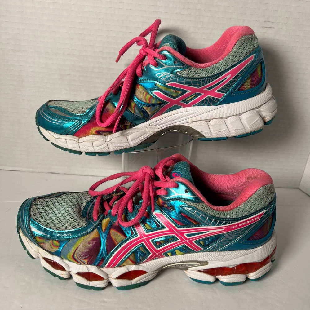 ASICS GEL NIMBUS 16 SZ 8 WOMENS EUR 39.5 CM 25.0 RARE TRAINER KAYANO USA y2k